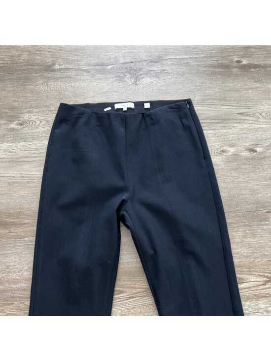 Vince Stitch Front Seamed Pants Womens Medium Navy Ankle Cropped - Picture 3 of 16
